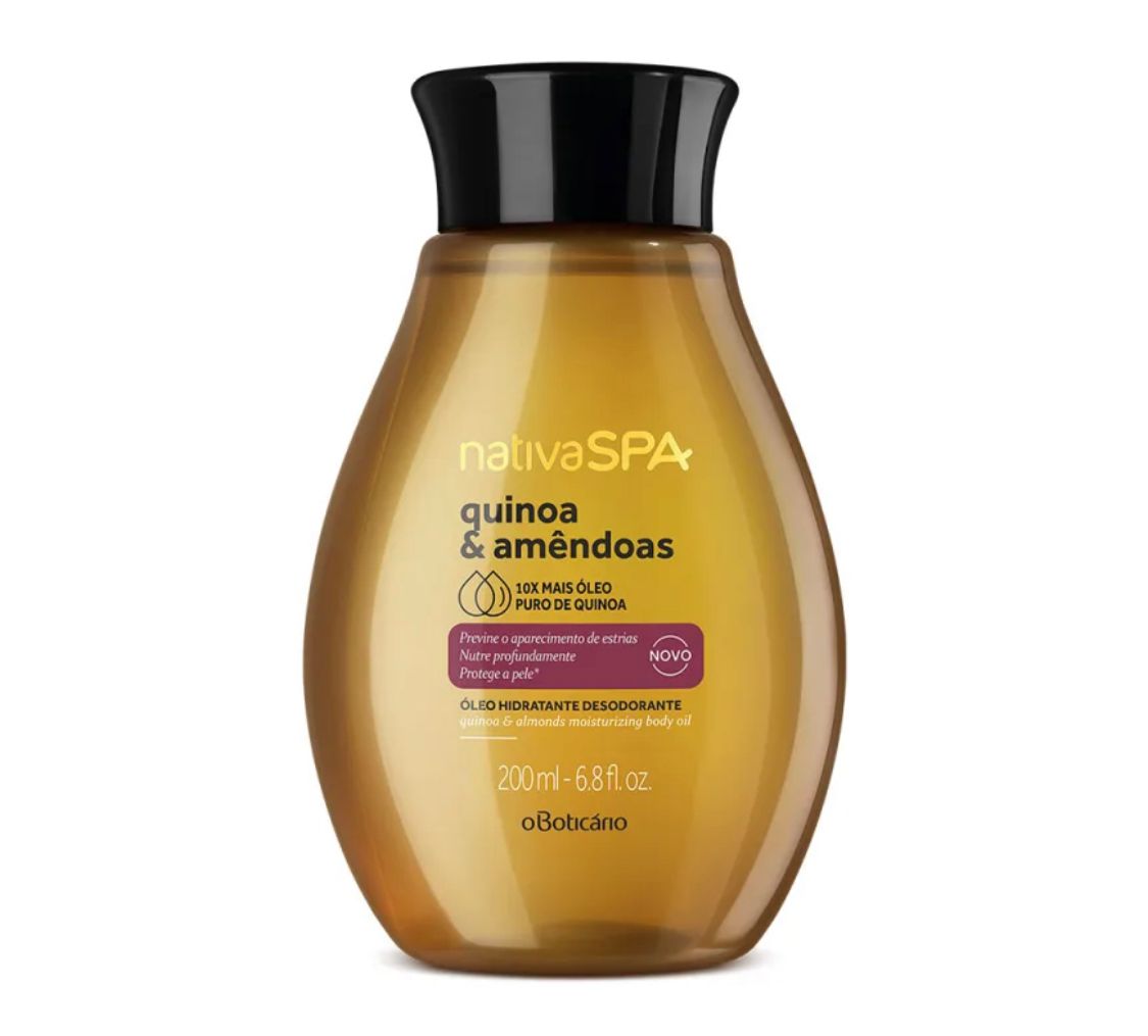 Aceite hidratante efecto seco Quinoa & Almendras 200 ml